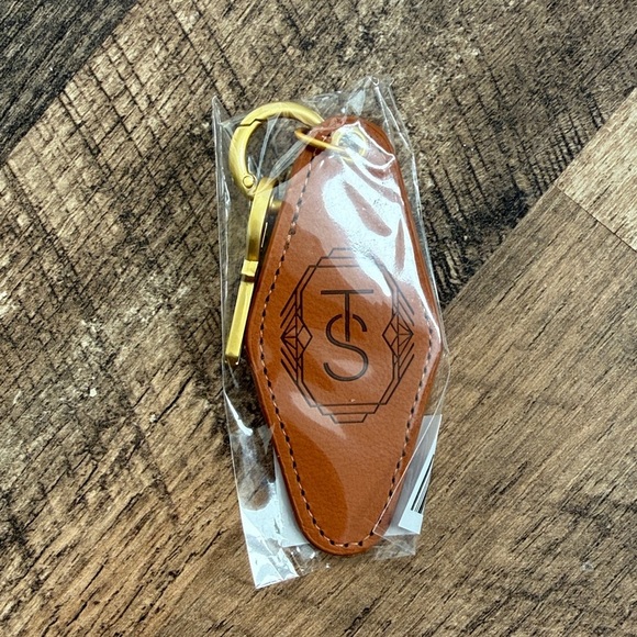 Taylor Swift Accessories - Taylor Swift The Life Of A Showgirl Brown Leather Keychain